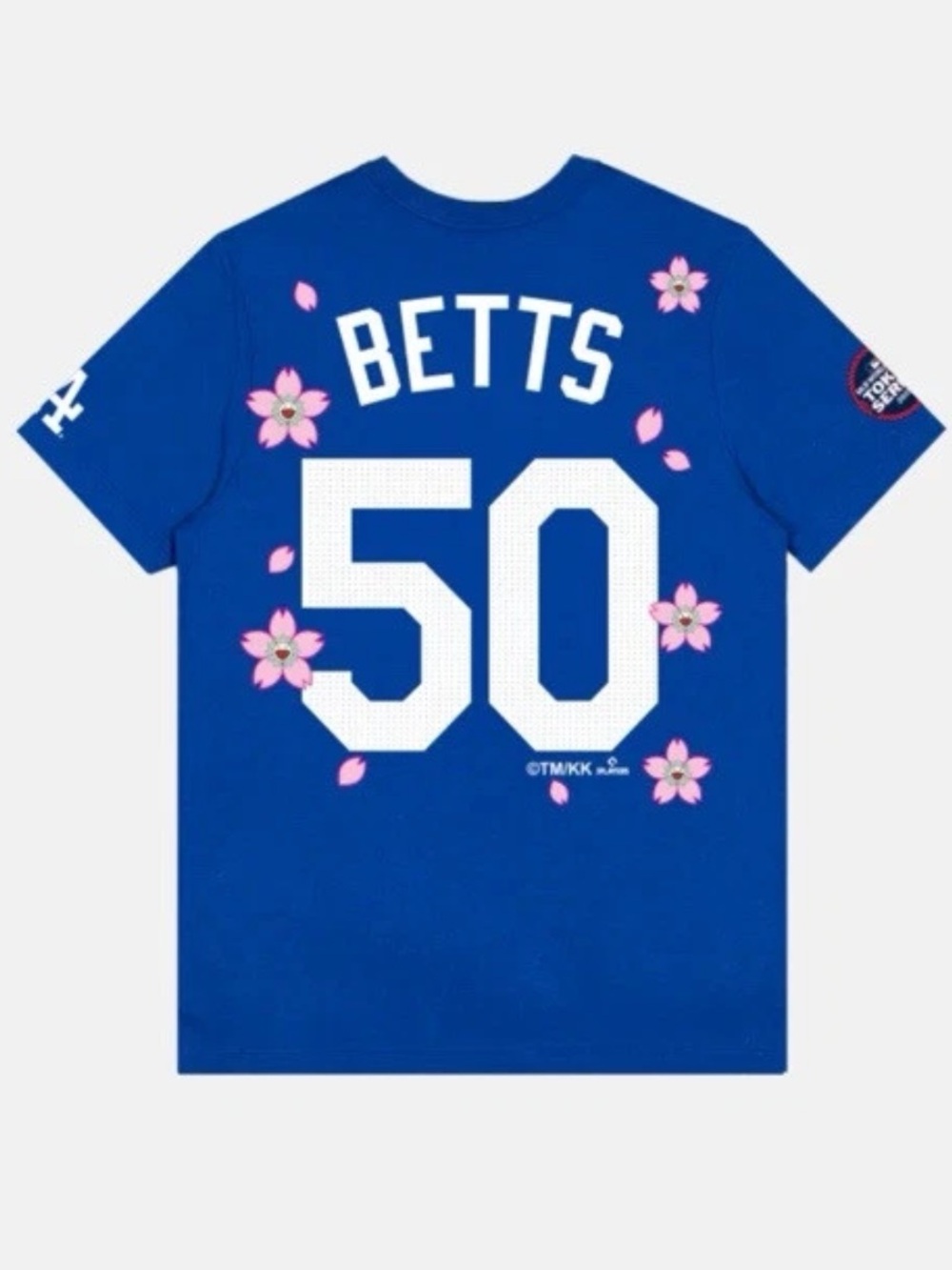 Takashi Murakami MLB Dodgers Tokyo Series 2025 Mookie Betts T-Shirt Blue 2XL NWT